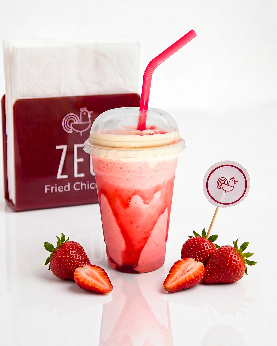 ÇİLEKLİ MİLKSHAKE